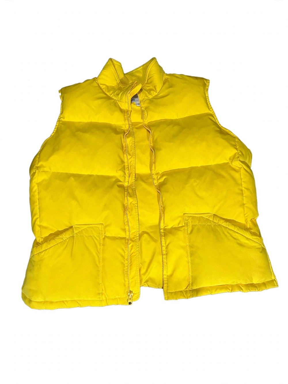 Old Navy Bright Yellow Puffer Vest Unisex